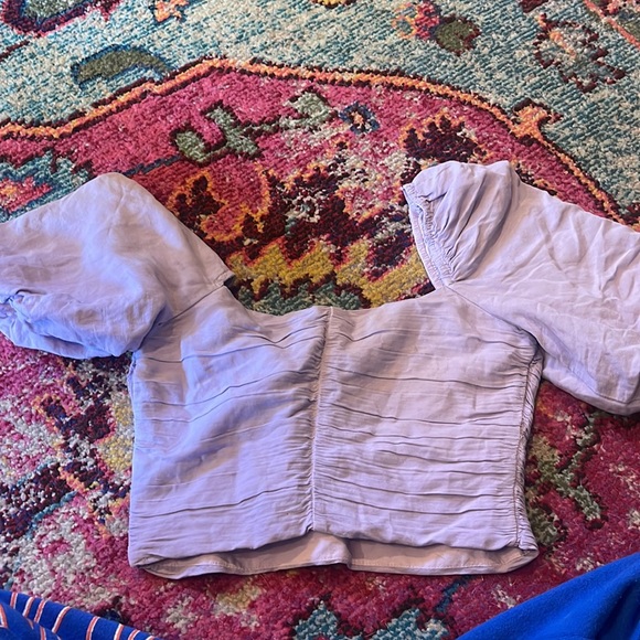 Zara puffy sleeve top - Picture 3 of 3